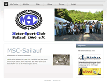 Tablet Screenshot of msc-sailauf.de